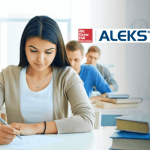 Infographic illustrating the 4 steps to hire someone to take my ALEKS test for guaranteed success.